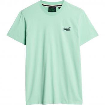 Camiseta Superdry Essential Logo verde turquesa