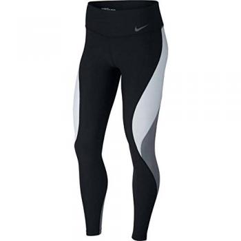 Nike W NK PWR LGND TGHT Clrblk VNR Mallas, Mujer, Negro /