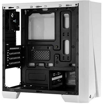 Aerocool Cylon Mini, caja PC Micro ATX blanco RGB 13, ventana, ventilador 8cm
