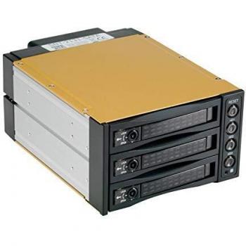 Caja Externa Fantec SNT-BA2131-1 para 3 Discos Duros SATA, Color Negro, con Accesorios para SSD y Disco Duro