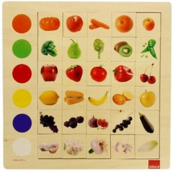 Goula - Asociación colores, Juego educativo preescolar para aprender a asociar conceptos para niños a partir de 2 años