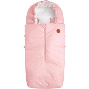 Saco universal de invierno Tuc tuc Weekend Constellation para Silla de paseo rosa.