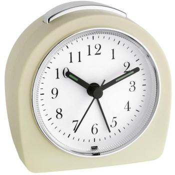 Reloj Despertador Electrónico TFA-Dostmann Beige - Reloj despertador analógico con diseño moderno