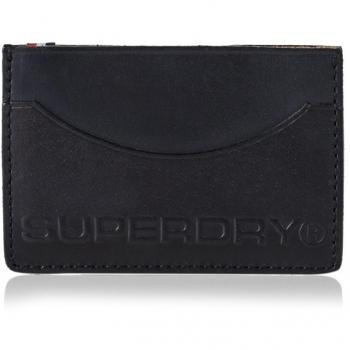 Superdry - Cartera para hombre  negro talla única