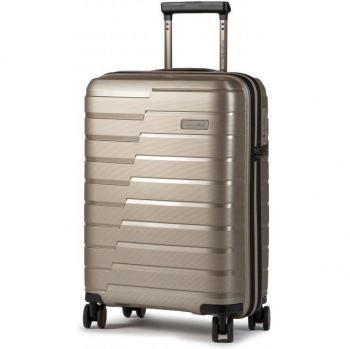 Travelite Air Base 4-Wheel Cabin Trolley S Champagne Metallic 37L