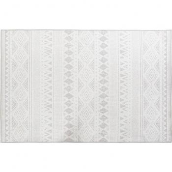 Alfombra DKD Home Decor Ikat Gris Blanco (120 x 180 x 0,4 cm)