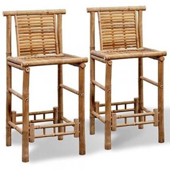 Bamboo Bar Stools (Set of 2)