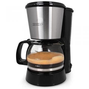 Cafetera de Goteo Orbegozo 6 Tazas INOX con Placa Calorífica y Mantenimiento de Calor 30 Minutos, Potencia 650 W