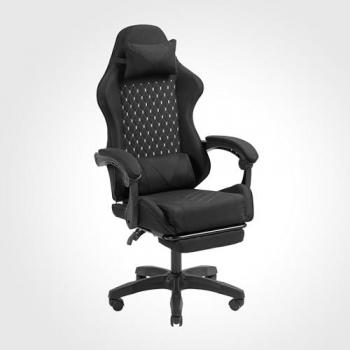 Silla Gaming Ergonómica Mars Gaming MGC-X, Tejido Transpirable, Respaldo Reclinable, Altura Regulable, Reposabrazos Dinámico, Cojín Cervical y Lumbar, Re