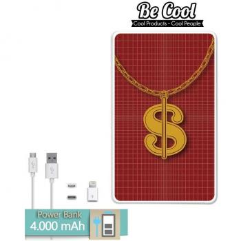 Becool® - Batería Externa Power Bank 4000 mah + Gratis 1 cable USB-MicroUsb