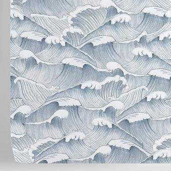 Papel Pintado Mar Ecológico Vegano 250x200cm, 8 Hojas, Fácil de Poner y Quitar