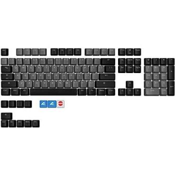 Juego de Tapas para Teclado SKILLER SAC20, PBT ANSI US 114, Retroiluminadas, Color Negro