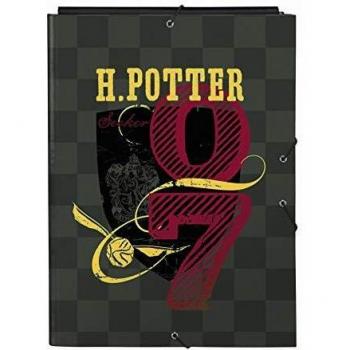 safta 512030068 Carpeta Folio con 3 Solapas de Harry Potter, 260x365mm