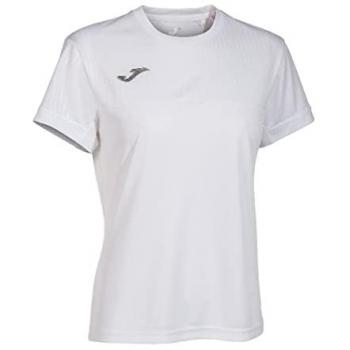 Camiseta de Manga Corta Mujer Montreal Blanco Joma