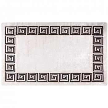 Alfombra Lavable Antideslizante 120x180 cm Beige Claro