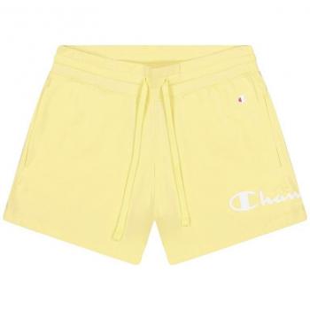 Pantalones Cortos Deportivos para Mujer Champion Drawcord Pocket Amarillo