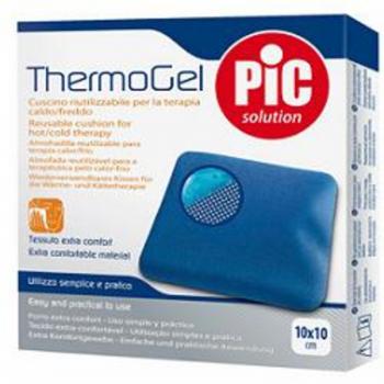 Termogel 10x10cm 2013 - Gel térmico para terapia, tamaño 10x10 cm, reutilizable, ideal para tratamientos de frío y calor, envase seguro y fácil de usar