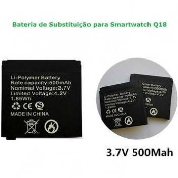 Batería Recargable para Smartwatch Q18 3,7V 500mAh Multiuso