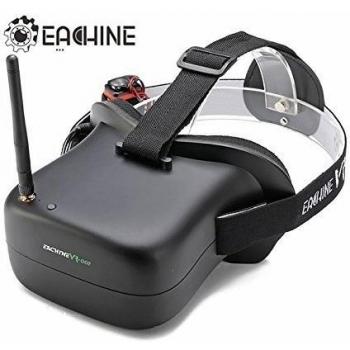 EACHINE VR007 5.8G 40CH FPV Occhiali gafas de vídeo Gafas 4.3 pulgadas con 7.4V 1600mAh de la batería