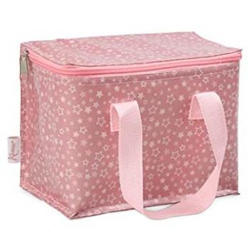 Nevera Térmica Rosa con Estrellitas para Bebés y Niños