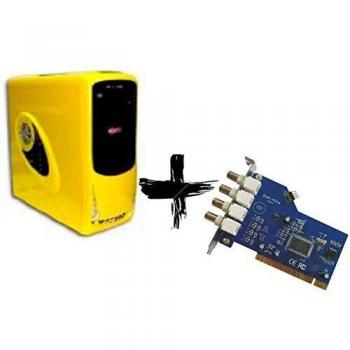 SATYCON PC VIDEOVIGILANCIA 4 CAMARAS AMD 2GB 160GB P4025