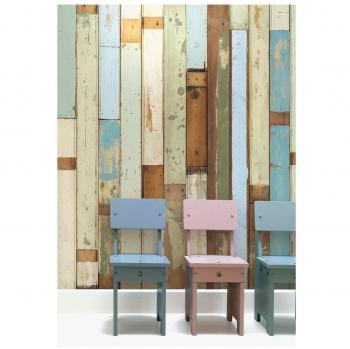 Scrapwood Wallpaper by Piet Hein Eek PHE-03 - Frontón decorativo