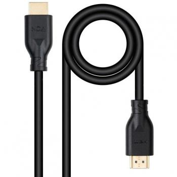 Nanocable 10.15.3900 - Cable HDMI V2.0 4K@60Hz 18Gbps A/M-A/M CCS Negro 0.5m