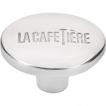 Cafetera de Acero Inoxidable con Perilla Reemplazable Plateada - Gris