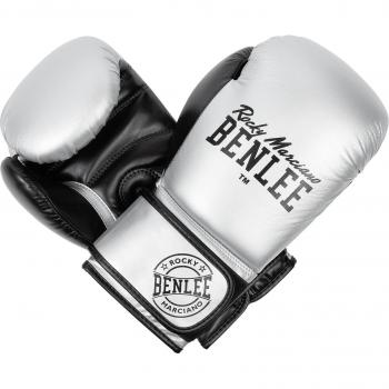 Benlee Carlos Artificial Leather Boxing Gloves Silver / Black 12 oz unisex