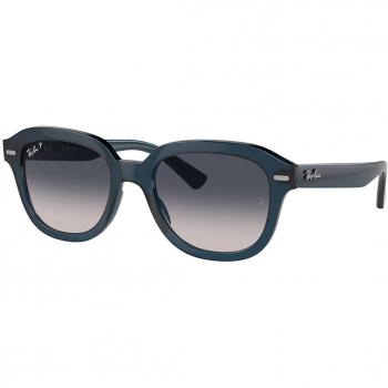 Ray-Ban RB4398F Erik Asian Fit Polarized Men's Sunglasses Blue 53mm