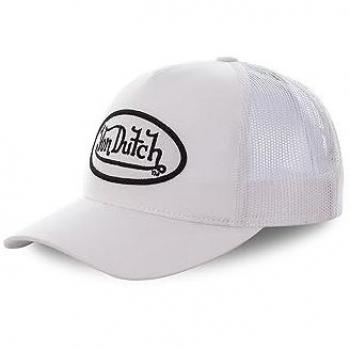 Gorra Von Dutch Unisex Blanca con Malla
