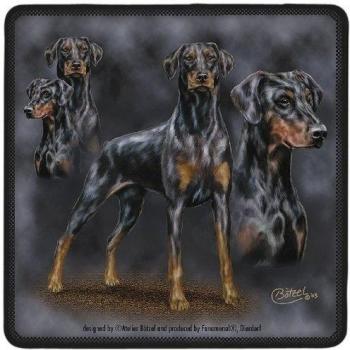 2er SET posavasos con nuevo bötzel Dobermann