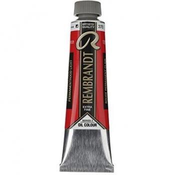Talens Rembrandt - Excelentes colores de pintura al óleo - 40 ml - 370 Rojo permanente claro