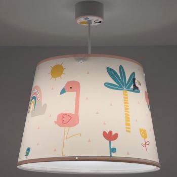 Lámpara de Techo Infantil Flamingo Multicolor 33 cm E27 60W