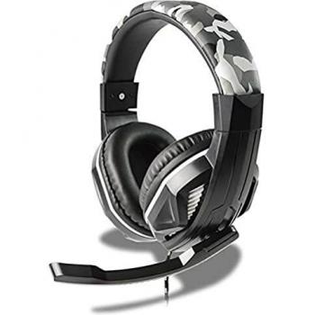 Auriculares Gaming Fijos Steelplay HP42 Camuflaje Estéreo con Micrófono y Control de Volumen