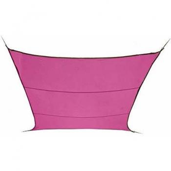 Toldo de Vela Rectangular Perel GSS4430FU - Dimensiones: 4 x 3 m, Color: Fucsia