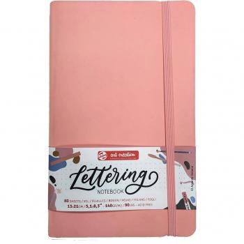 Libreta de Lettering Talens 13x21 cm Rosa con Tapa Blanda, 80 Hojas de Puntos y Papel de 140 grms - Art Creation Multicolor