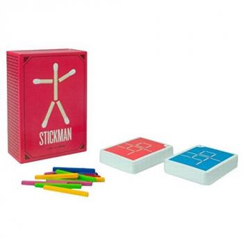 Juego de Cartas Stickman Multigénero Colorido para 2-6 Jugadores - Observación, Tacto y Memoria