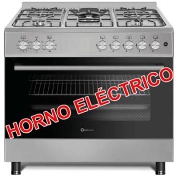 Combo Pack Cocina Inducción 60x60 Inox + Campana Extractora 60 Inox + Frigorífico Combi 2,00 No Frost con Dispensador de Agua