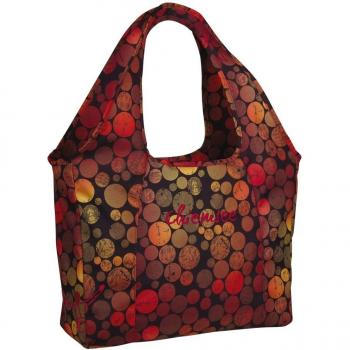 Chiemsee bolso de playa, Chiemsee 5060028 Shopper, Cooler Tasche, Universell Einsetzbar, In Dots Black, 45x15x35 Cm, negro - DOTS BLACK, 5060028
