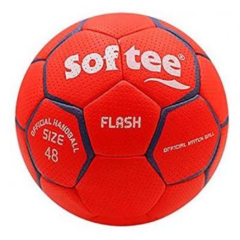 Balón de Balonmano Softee Flash Rojo Talla Única