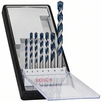 Bosch Professional Juego de 7 Brocas Robust Line CYL-5 para Hormigón y Granito, Diámetro 4-10 mm