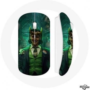 Ratón Inalámbrico Loki Thor Ragnarok con Casco y Póster de Personaje - Serie Temporada 1