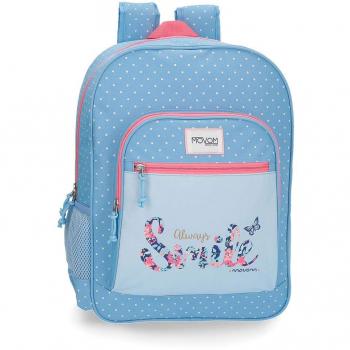 Movom Always Smile Mochila Adaptable a Carro Azul 31x42x13 cms Poliéster 16.93L