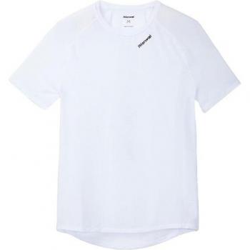 Camiseta de mujer de running NNormal Race manga corta blanca - XL