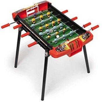 Chicos- 0 Strategic Liga Futbolín Infantil con Jugadores Intercambiables y Marcador de Goles, a Partir de 3 años, Color Rojo con Negro, Medidas: 79 cm x 66 cm x 68 cm