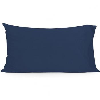 Funda de almohada HappyFriday BASIC Azul marino 45 x 155 cm