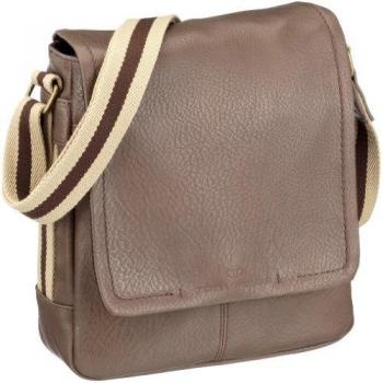 Tom Tailor Acc KENTUCKY Überschlagtasche, taupe 10023 21 - Bolsa de mensajero unisex, color beige, talla 23x24x7 cm
