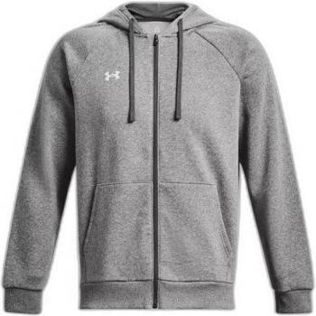 Under Armour Rival Fleece Full Zip Hoodie Grey/White M 38/40 male