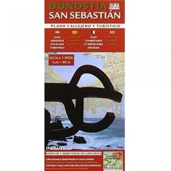 DONOSTIA, PLANO CALLEJERO Y TURISTICO